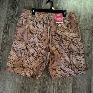 Men's Brown Camo Shorts